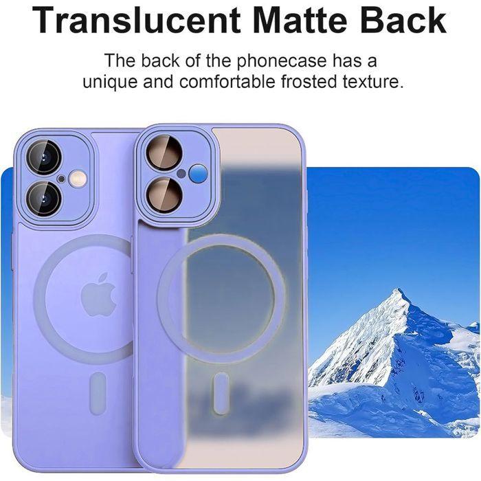 Coque de Protection - BOOLING - iPhone Air - avec Anneau Magnétique et Film Caméra - Bleu Ciel