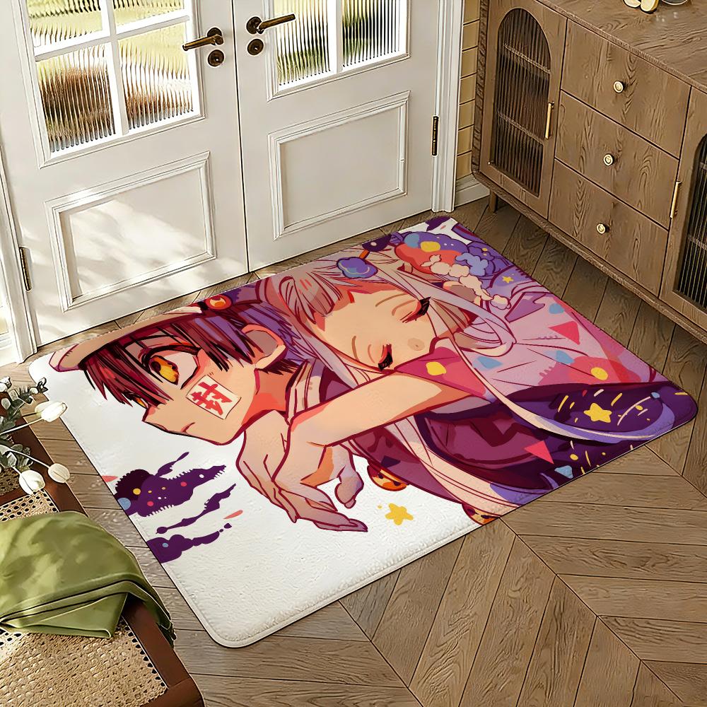 Toilet-Bound Hanako-kun Season 2 Thickened Absorbent Non-Slip Floor Mat Bedroom Living Room Door Mat Flannel Rug