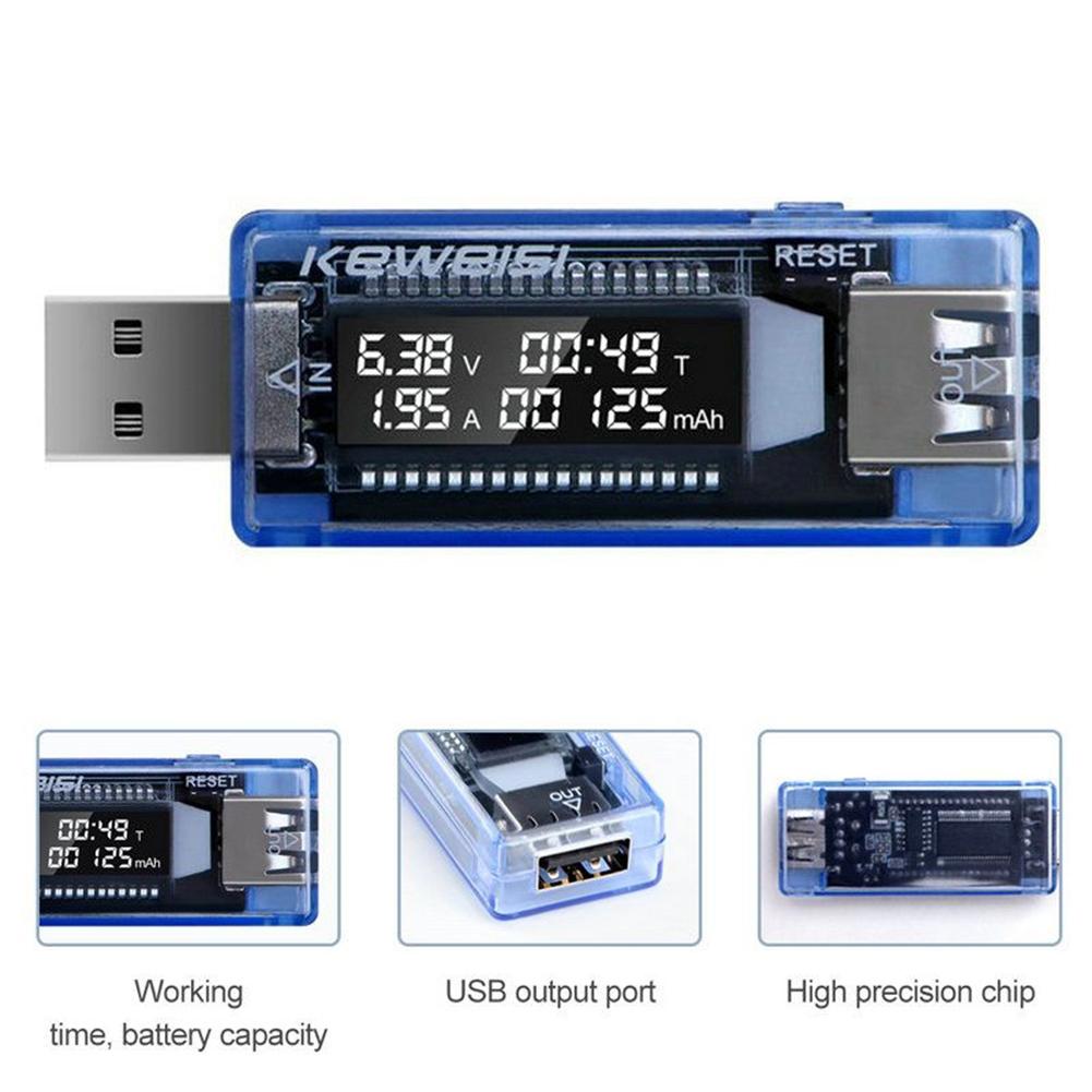 Detektor Woltomierz USB Miernik Mocy Elektrycznej Narzędzia do Testowania Mocy
