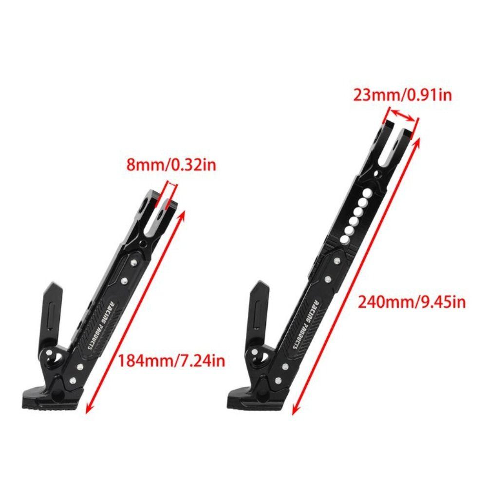 Anti Slip Scooter Kickstand Single Side Support Aluminum Side Bracket Outdoor Cycling Accessory