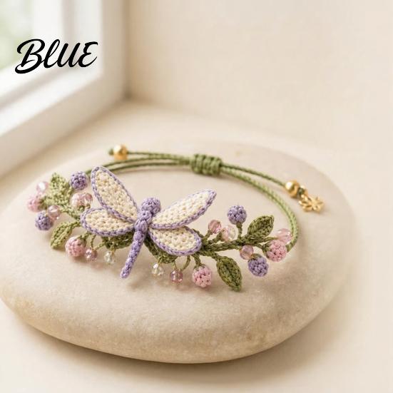 Natural Aesthetic Bracelet Kit DIY Nature-Inspired Crochet Kit 3D Animals
