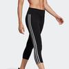 Adidas W D2M 3S 34 Tig Training Sports Knitted Tight Pants Women Bottoms Black DU2043