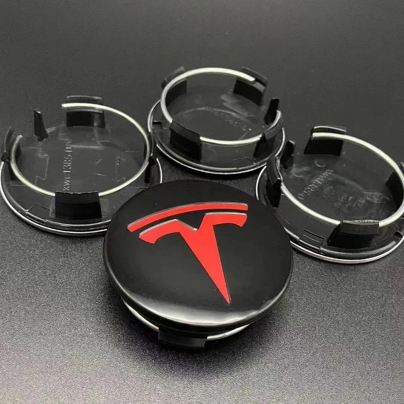 

56mm Car Wheel Center Hub Decorative Caps for Tesla Model 3 Y S X Badge Wheel Lug Nut Protective Cover 4pcs 29pcs 25pcs Sets 4pcs center caps