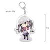 Monogatari Series Keychain: Hachikuji Mayoi & Hitagi Senjougahara Acrylic Pendant