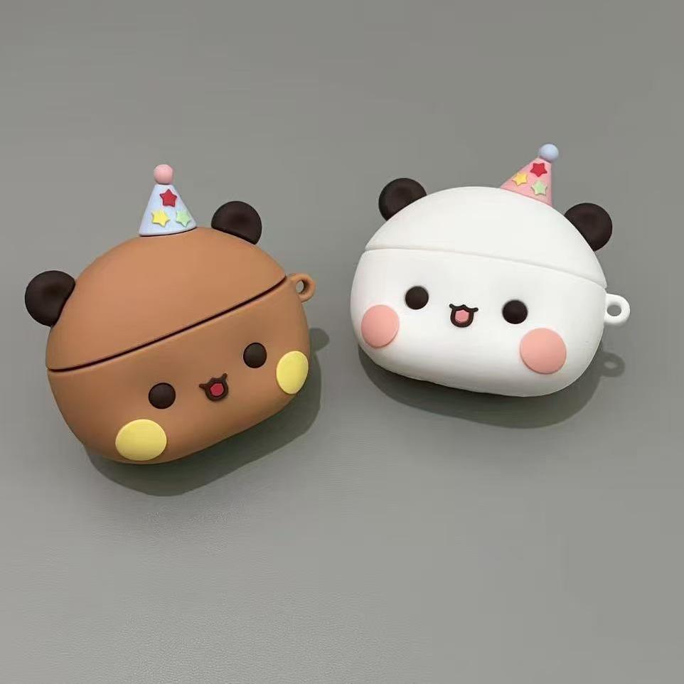 Cartoon Pattern Silicone Case for AirPods Pro 3 - Cute, Soft, Bluetooth Compatible Earphone Protector for Apple 1/2/4