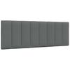 Bed Frame without Mattress  Hanko  Dark Grey 140x200 cm Fabric