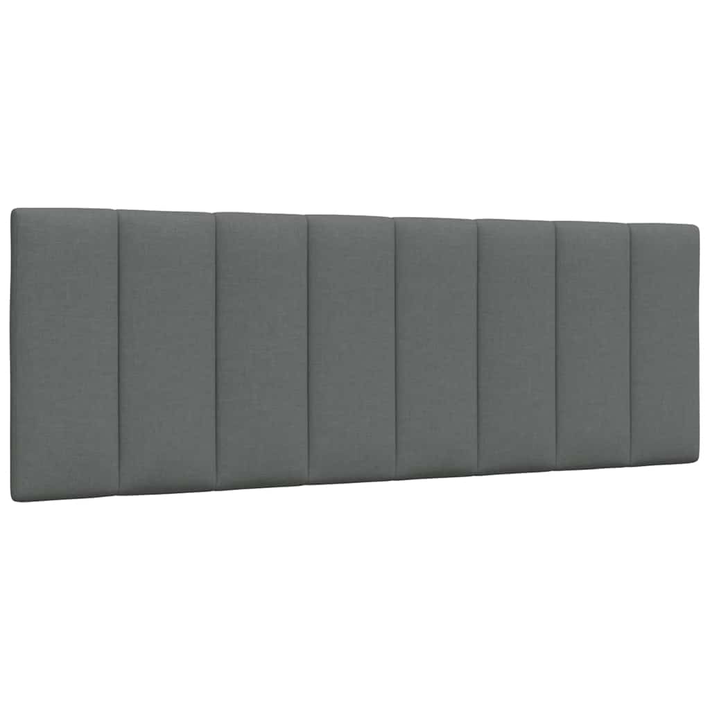 Bed Frame without Mattress Hanko Dark Grey 140x200 cm Fabric