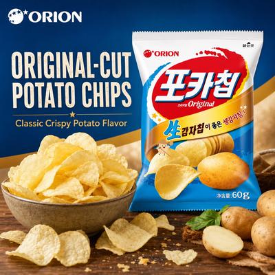 Orion Chipsuri de cartofi tăiate original 60g