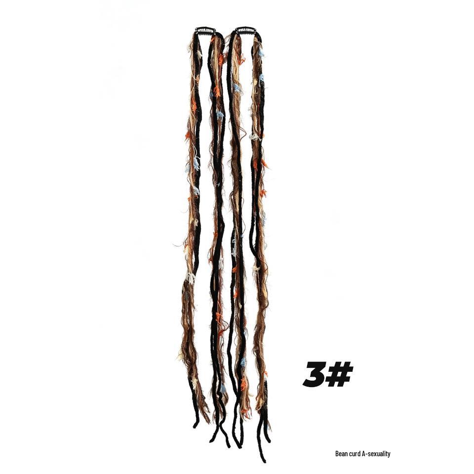 Colorful Tibetan Ethnic Style Braid Rope Headwear Hair Accessory