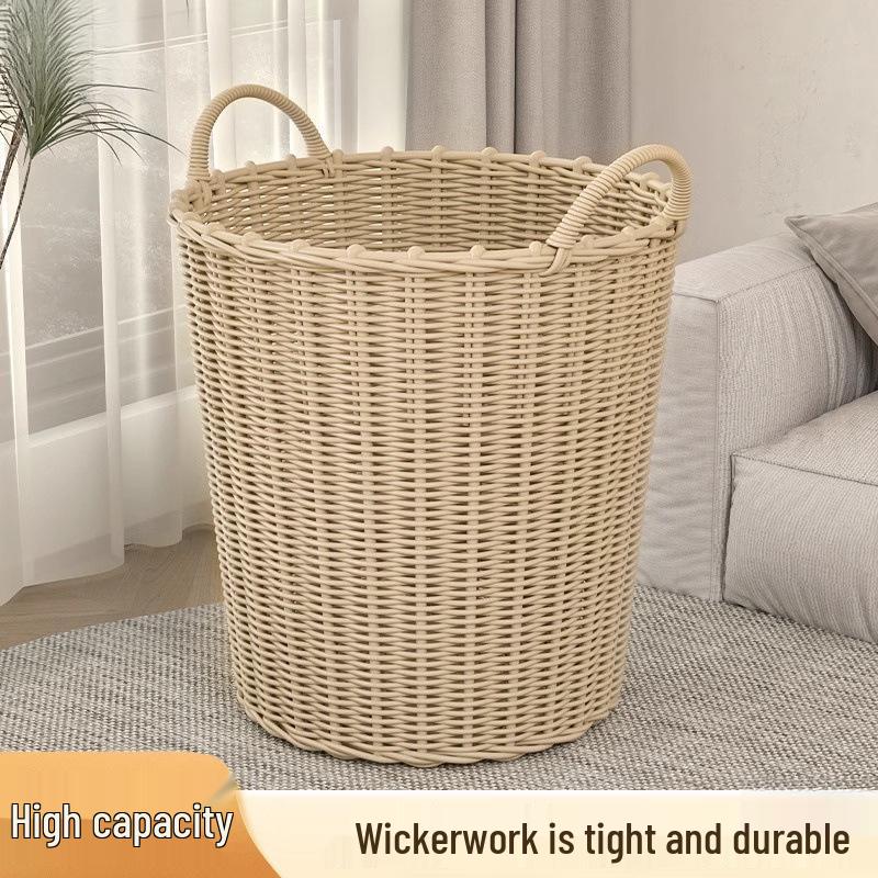 Large Capacity Laundry Hamper: Stylish Basket for Dirty Clothes Storage