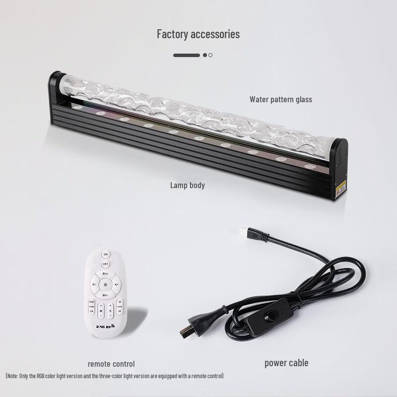 Nufeng 3D dynamické LED nástěnné mycí světlo s vlnkami, náladové světlo
