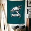 Philadelphia Eagles Wall Tapestry Aesthetic Wall Hanging Printed Fabric Blanket Decorative Tapestries for Bedroom Living Room Home Decor