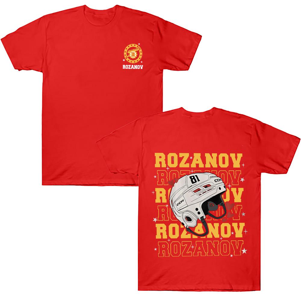 

Hockey Heated Rivalry Shirt Comfort T-shirts Hollander Rozanov LGBT Love Tshirt Matching Couple Tee Movie Fan Gift Cotton Tees XS червоний