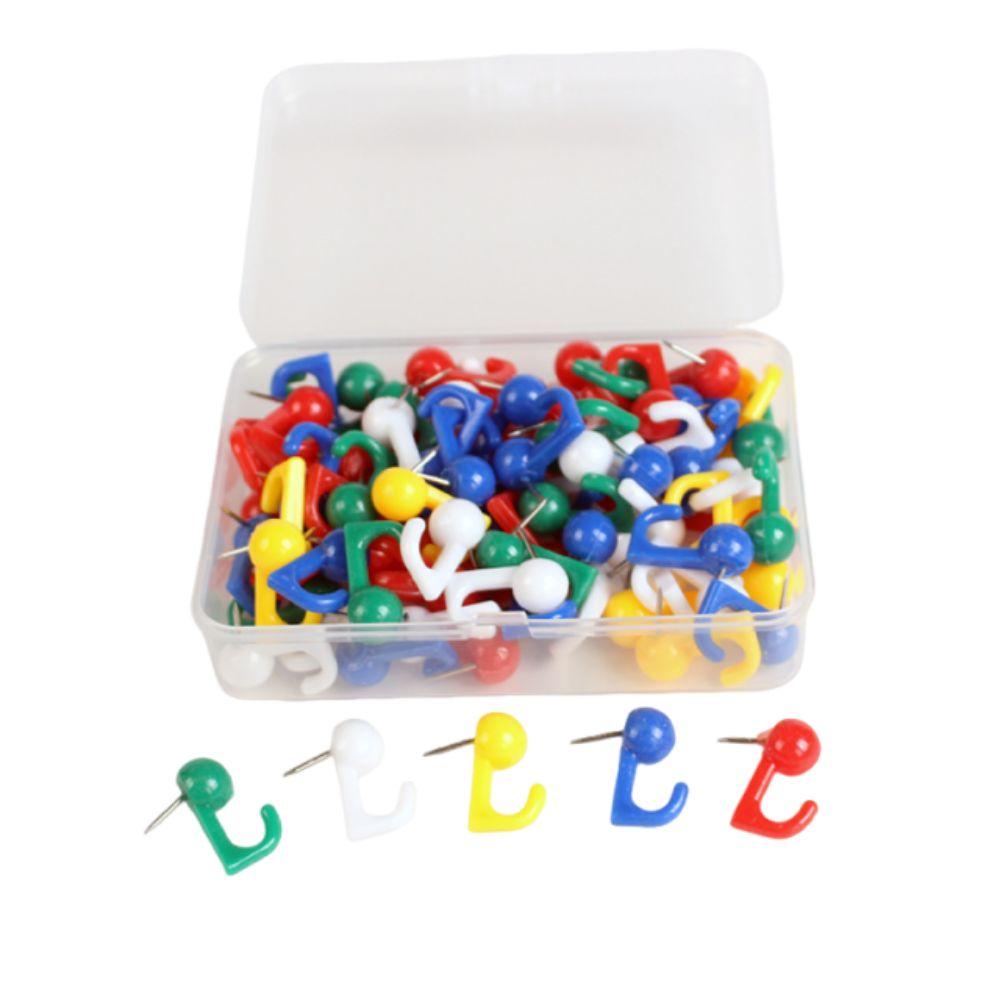 100Pcs Creative Thumb Tacks DIY Board Thumbtack Portable Decorative Studs  Photo Wall Decor