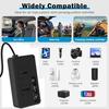 200W Car Inverter DC 12V To AC 220V 230V Transformer Convert Type-C USB Fast Charging EU Socket Car Inverter Power Adapter