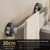 Nail Free Installation Bathroom Towel Rack Wall Mounted Bath Towel Storage Rack  Kitchen Storage