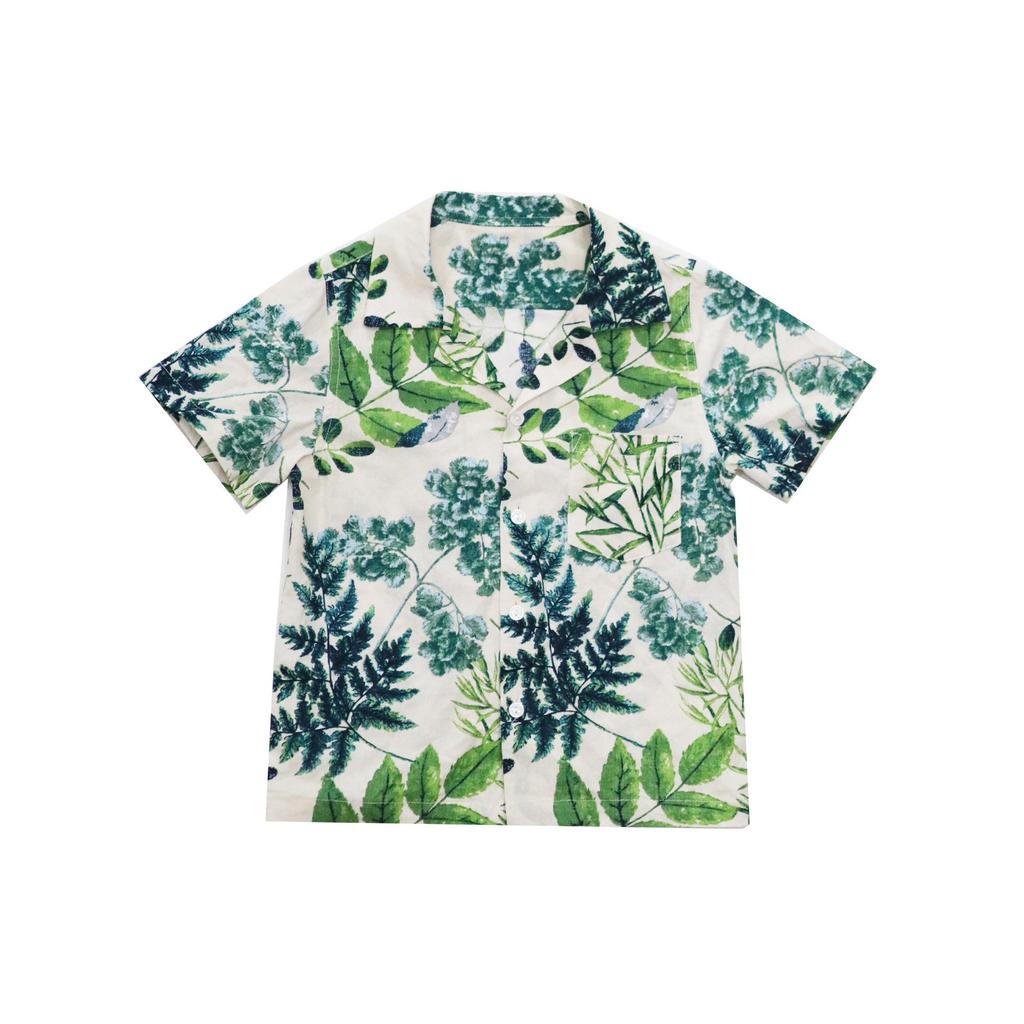 2024 Stylish Summer Beach Outfits: Father-Son Shirt Set & Mother-Daughter Dresses for Family Vacation