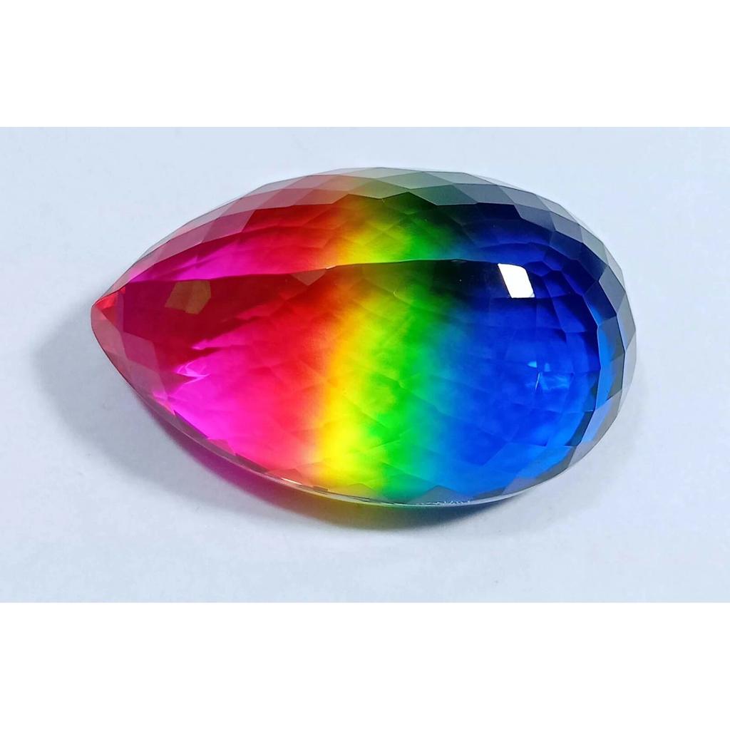 Bi-Color Tourmaline Natural 67-68 Ct Pear Cut Stunning Certified Loose Gemstone