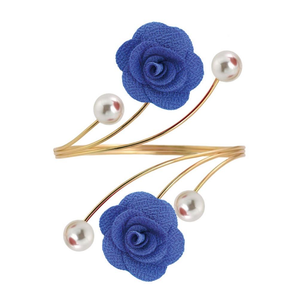 

Adjustable Size Arm Ring Open Design Fashion Jewelry Imitation Pearl Jewelry Statement Piece