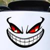 Reflective Car Decal, Waterproof Devil Smile Eye Car Sticker, Funny