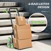 Six-Wheel Folding Sack Barrow Trolley - Black/Green