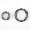 2pcs Metal Spring Clasp O Ring Openable Round Carabiner Keychain Clips Bag Hangbag Hook Dog Chain DIY Jewelry Buckle Connector