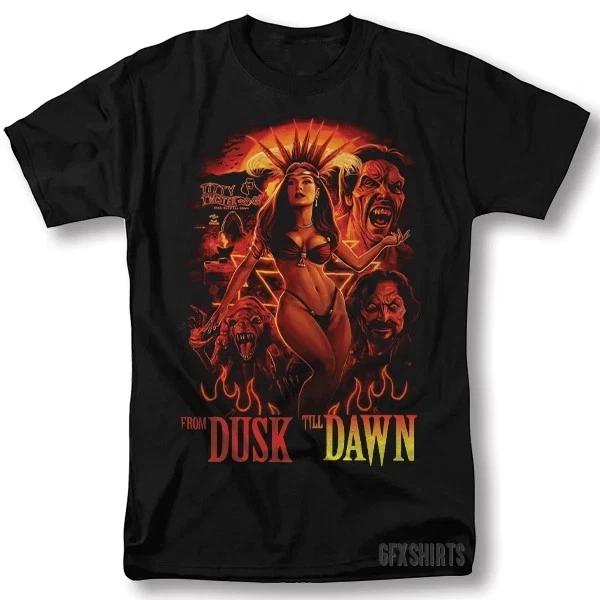 From Dusk Till Dawn Classic Vampire Crime Movie Vintage Graphic T-Shirt Reprint XXXXL
