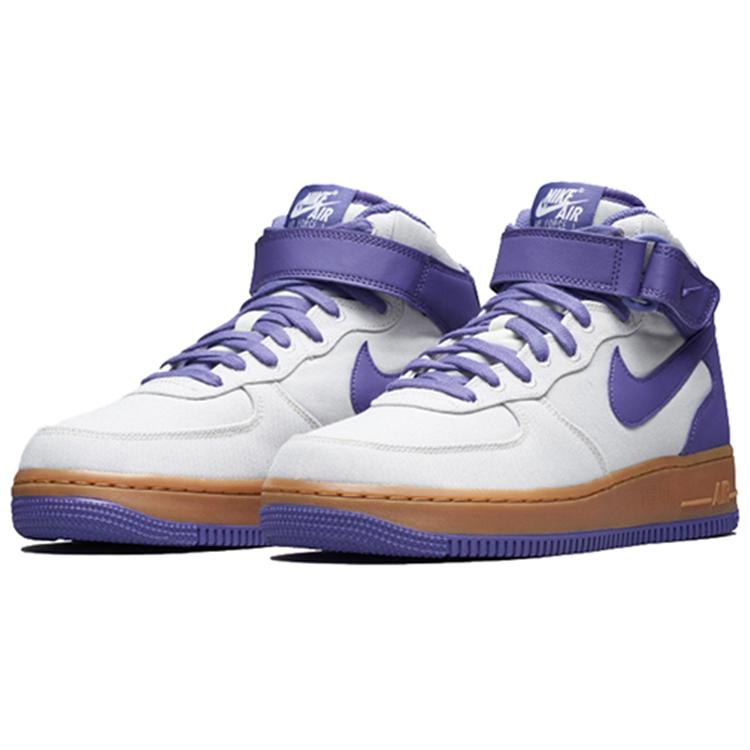 Nike Air Force 1 Mid 07 Txt Light Bone Dark Iris AJ9514-003