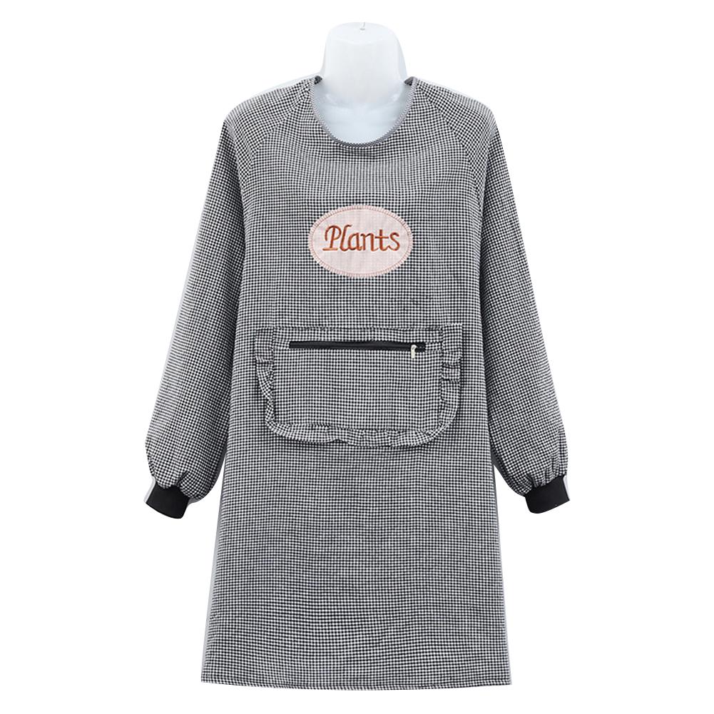 Kitchenware Long Cotton Home Women Kitchen Cooking Clean Apron Pocket Smock