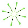 50Pcs Golf Tees Plastic Unbreakable 5 Prongs Head Tee With Stripe Markers 83Mm70Mm Long Ball Holder Low Friction Less Resistance