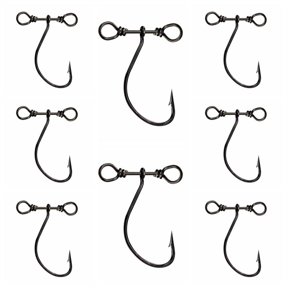 

Крюк Dropshot с широким зазором, червячный крючок, поворотный рыболовный крючок, рыболовные снасти, одинарные балансировочные крючки, мягкая приманка