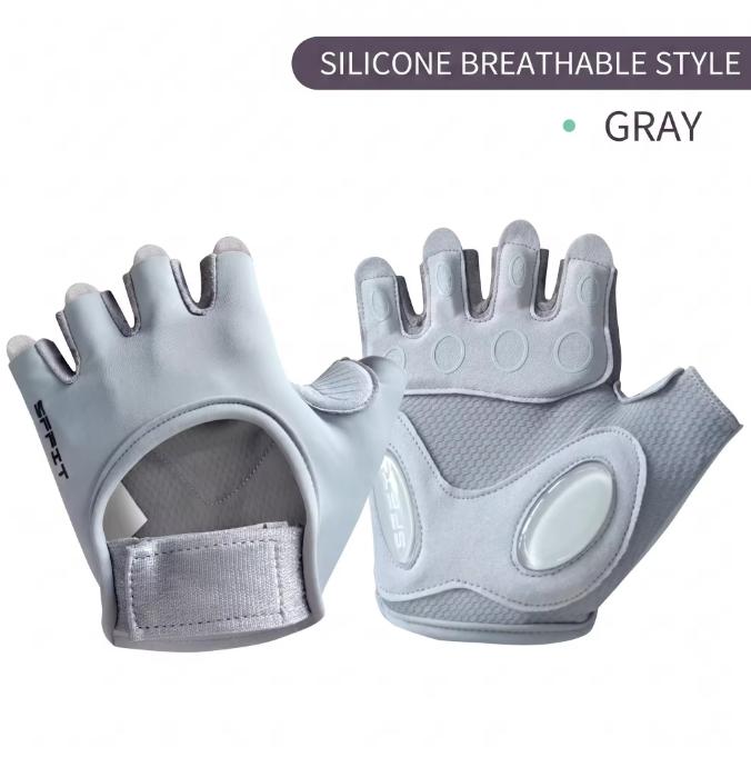 Workout Gloves Liquid Silicone Gel Sport Gym Gloves Woman Weight Lifting Fitness Gloves S