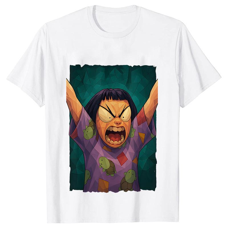 Movie KPop Demon Hunters Graphic Print T-shirt Rumi Mira Zoey Tshirt Saja Boys T Shirts Men's Women's Fashion Trend Streetwear