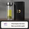 Temake 360ml Double-Layer Tea Infuser Glass Bottle