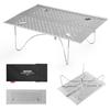 Mapleaf Outdoor Tisch Ultraleichter Aluminium Klapptisch Solo Tischstruktur Tragbar Ideal für und Picknicks Inklusive Aufbewahrungstasche - - Kompakt,