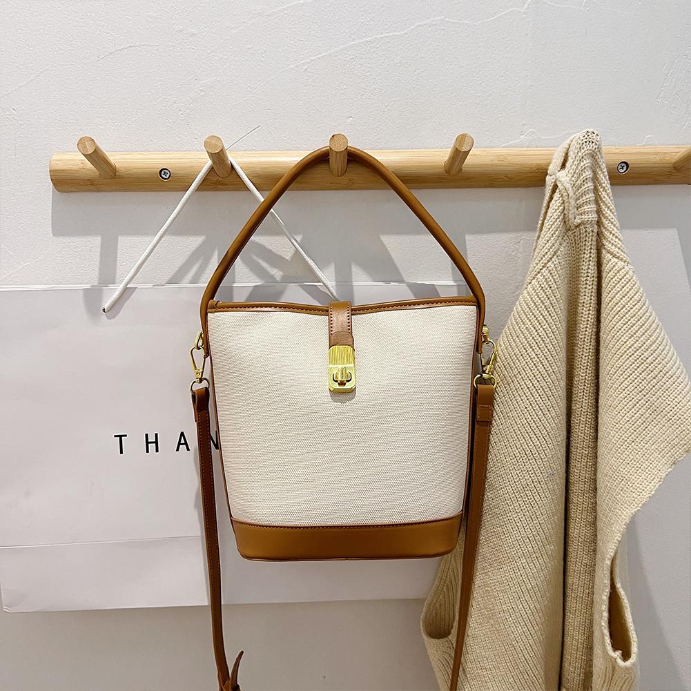 Geantă de umăr de lux pentru femei cu curea detașabilă Geantă de mână versatilă din piele PU Geantă crossbody cu găleată Geantă de întâlnire pentru femei