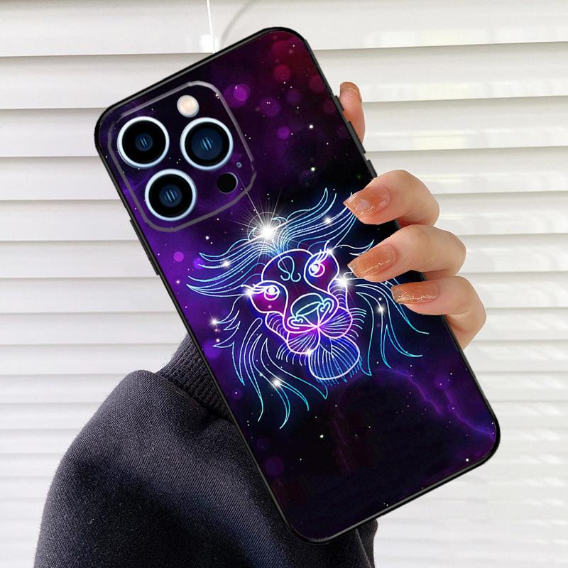 Zodiac Signs Phone Case For iPhone 16 14 13 12 11 15 17 Pro Max mini 15 16 Plus 16e 17 Air Cover Fundas