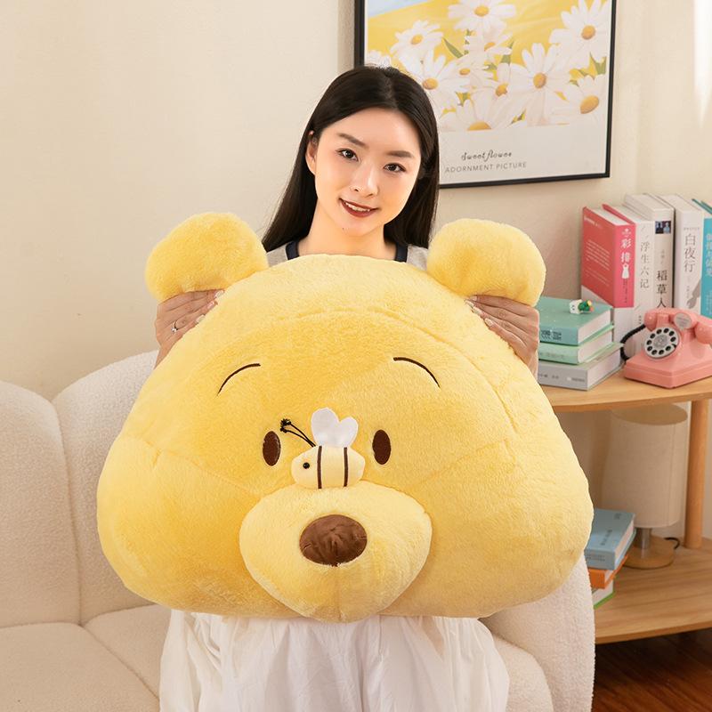 Cute Bee Winnie the Pooh Throw Pillow Bedside Pillow Plush Toy Doll Rag Doll Gift