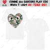 Comme Des Garcons Play Cdg Weißes T-Shirt Axt242051