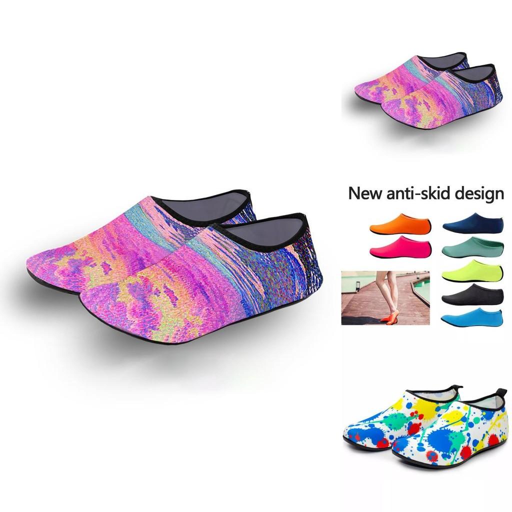 Lycra Strandsocken Schnorchelschuhe Bequeme Rutschfeste Schwimmsocken Für Wassersport