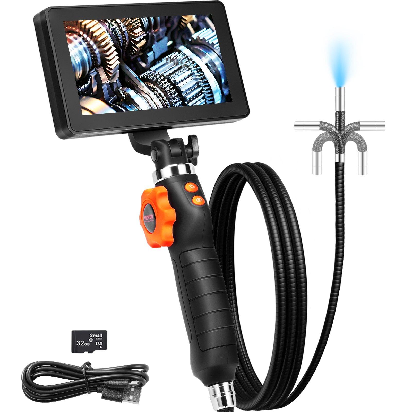 VEVOR Articulating Borescope Camera with Light