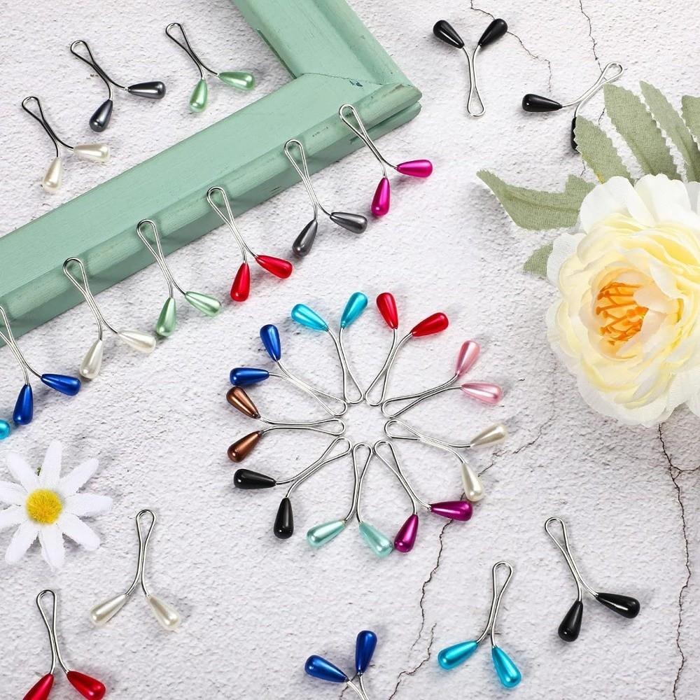 Multifunctional Head Scarf Fixing Clip Portable Decorative T-shirt Brooch Gifts U-shaped Clips
