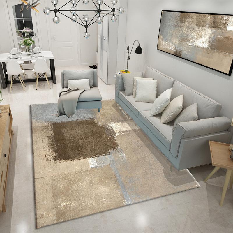 Severský obývací pokoj Koberec Jednoduchý moderní Ložnice Koberec na podlaze Mat