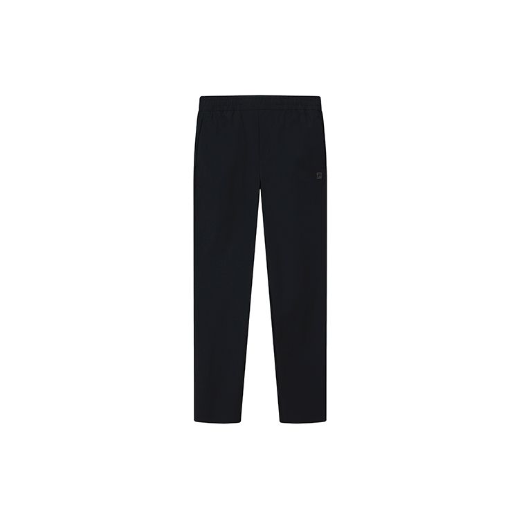 Fila Athletics Solid Color Casual Woven Sports Pants Men Bottoms Deep-Black A11M211811F-BK