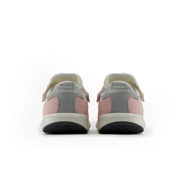 New Balance 370 Fabric Comfortable Versatile Durable Toddler Shoes Baby Shoes Gray Pink NW370AK