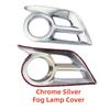 Auto-Upgrade ABS-Kunststoff Chrom-Zubehör Verchromte Nebelscheinwerfer-Abdeckung Zierleiste Klebe-Stil Für Toyota Hilux Vigo 2012 2013 2014 2015