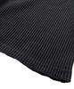 SK8ER ROCK Cross Henley Neck Waffle T-Shirt ((Black))