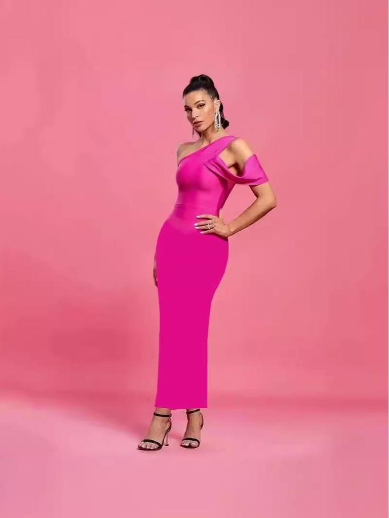 Women's One-Shoulder Slit Dress - Sexy Summer Nightclub Outfit