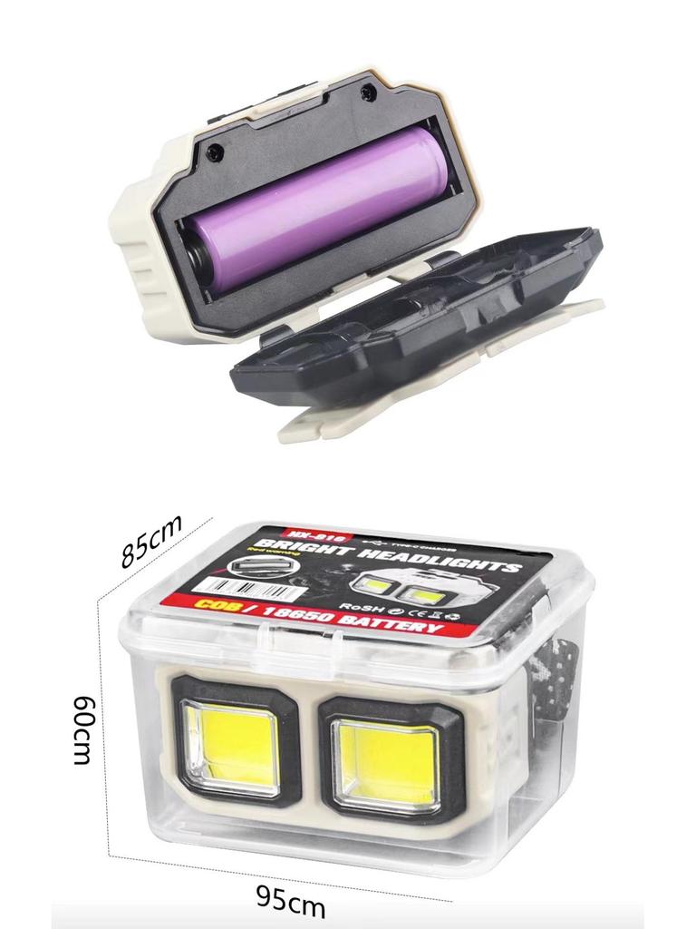 Portable USB Rechargeable Multifunctional Headlamp for Outdoor and Household Use