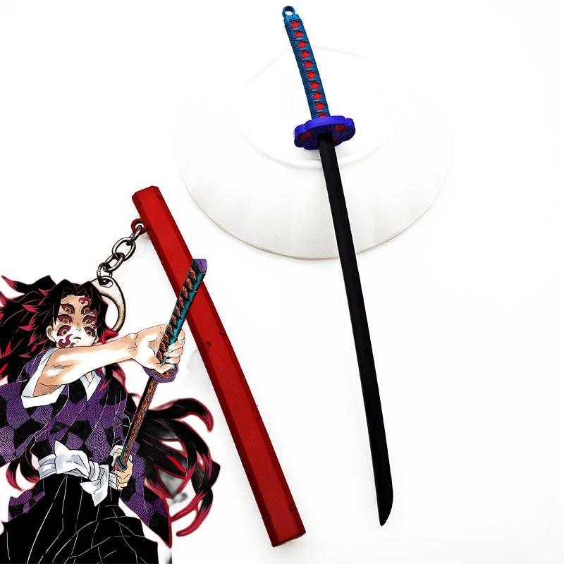 17cm Mini Demon Slayer Katana Anime Kimetsu No Yaiba Tanjirou Shinobu Sword Real Japanese Katana Metal Samurai Sabre Toy Gift